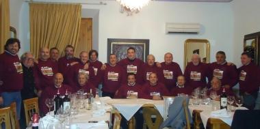 Il gruppo degli ex granata al ritrovo da Castero 