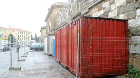A che servono quei container in piazza Ferrucci?
