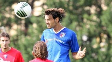 Paganelli ha segnato di testa il gol della vittoria del Borgo a Camaiore