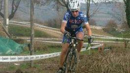 Simone Velasco durante la gara che si è svolta ad Arezzo