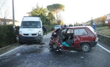 La scena dellincidente mortale    
