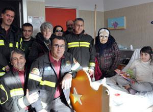 Doni della befana ai bambini del reparto di pediatria