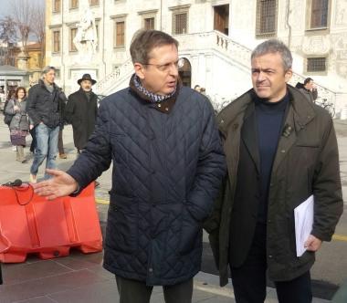 Il sindaco Filippeschi e lassessore Serfogli 