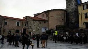 Piazza Palestro anche oggi sarà teatro delle iniziative di Colonnata