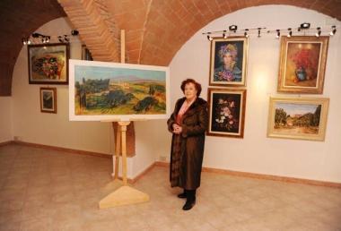 Vania Partilora al Punto dIncontro durante la mostra Augurissimi 