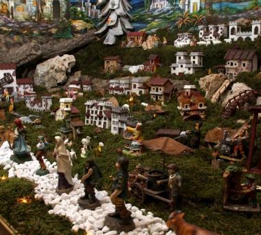 Il presepe di Guido Bertuccelli: ha vinto la prima tappa 