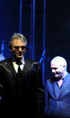 Giorgio Panariello mattatore e promotore della serata      