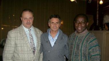 Da sinistra l’assessore Sergio Giorgi Claudio Mazzola e don Herman