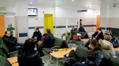 Sala d’attesa al pronto soccorso (foto d’archivio)