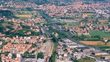 Il centro di Montecatini visto dall’alto: gli abitanti sono aumentati di 86 unità