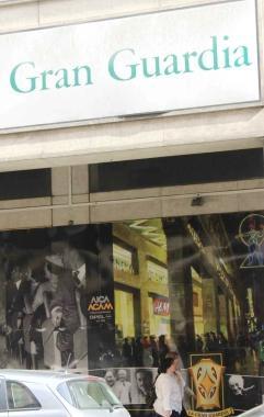 La facciata della Gran Guardia 