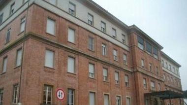 L’ospedale Campo di Marte visto dall’esterno