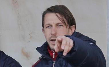 Lallenatore della Spal Stefano Vecchi    
