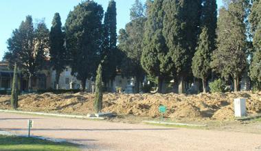 Ritrovate ossa umane al cimitero dei Lupi