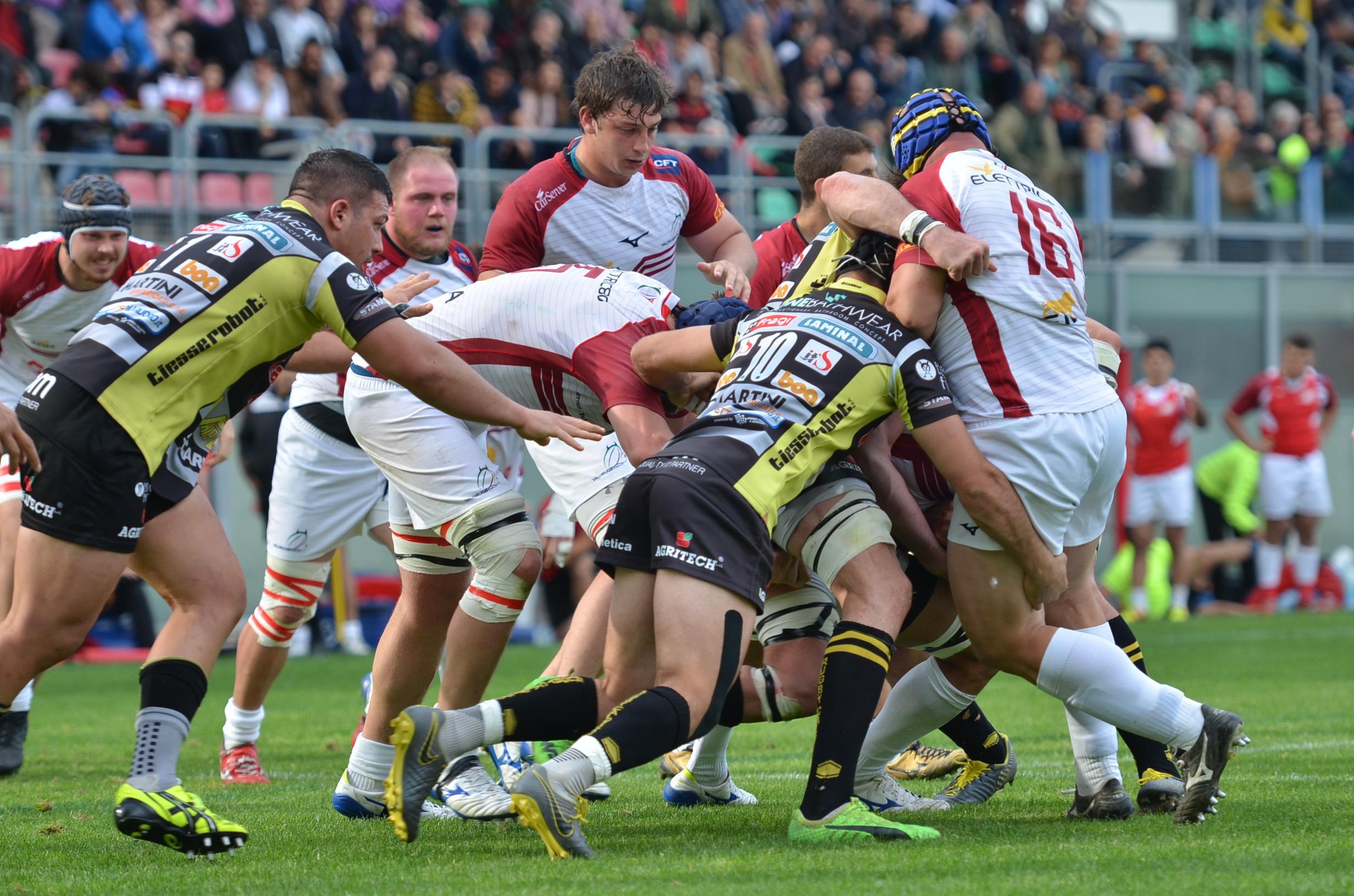 Il Valorugby si arrende alla forza del Calvisano
