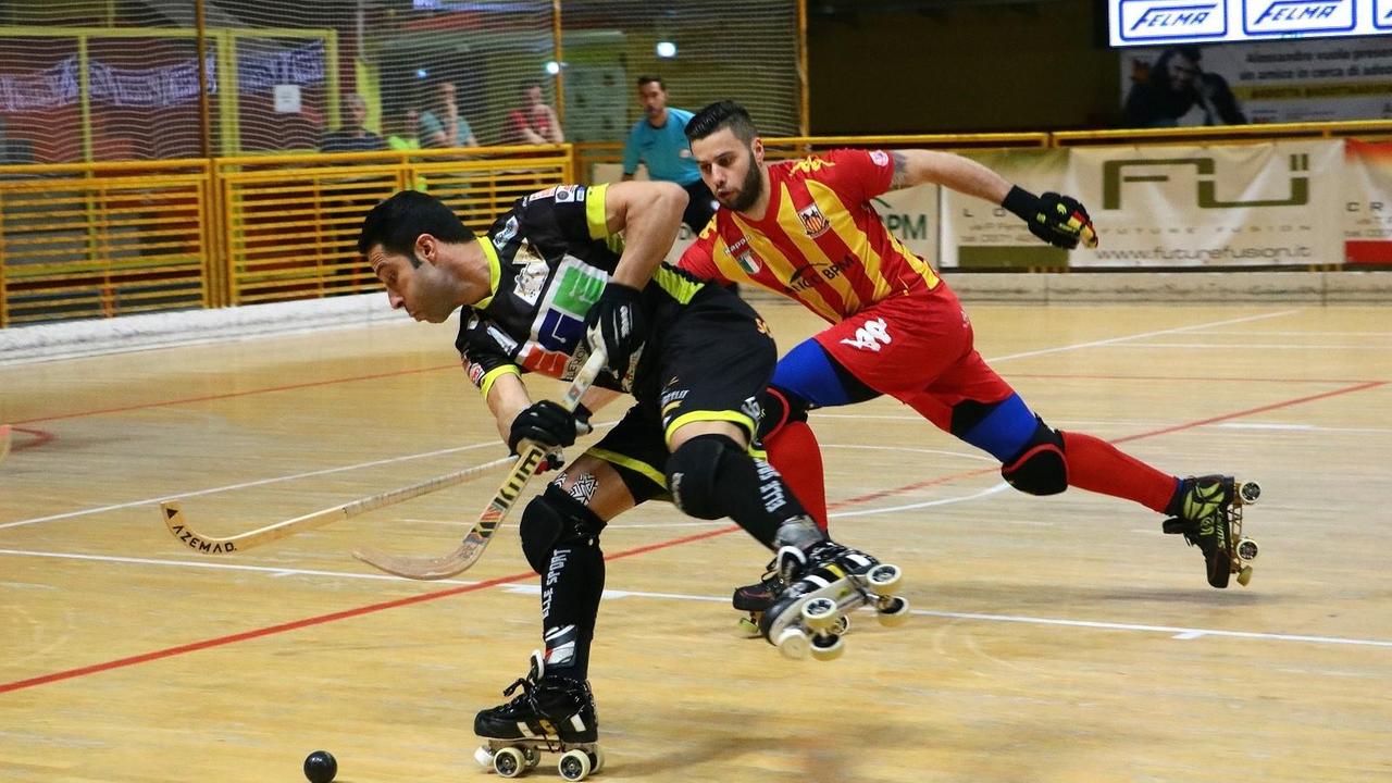 Jepi Selva in azione contro il Lodi (foto Vanelli)