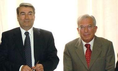 <b>SOCIET&Agrave;. </b>Aldo Spinelli insieme al ragioner Gnecco 