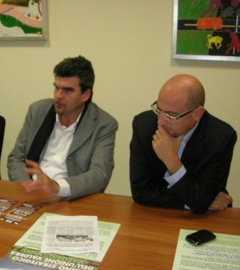 Da sinistra il presidente dellUnione Turini e il sindaco di Pontedera Millozzi 