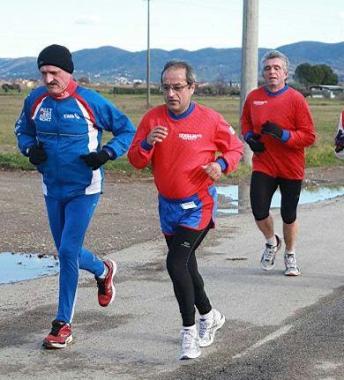 Alcuni podisti in gara 