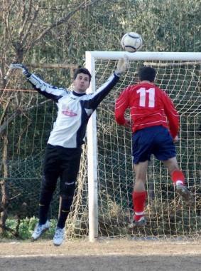 Un momento della partita 