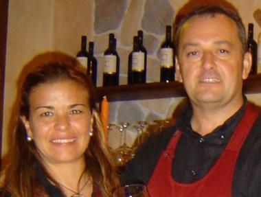 Stefana Tielli con il marito Roberto Neri 