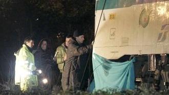 Le operazioni di recupero della salma