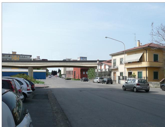 Un viadotto di 700 metri con 30 piloni di cemento 