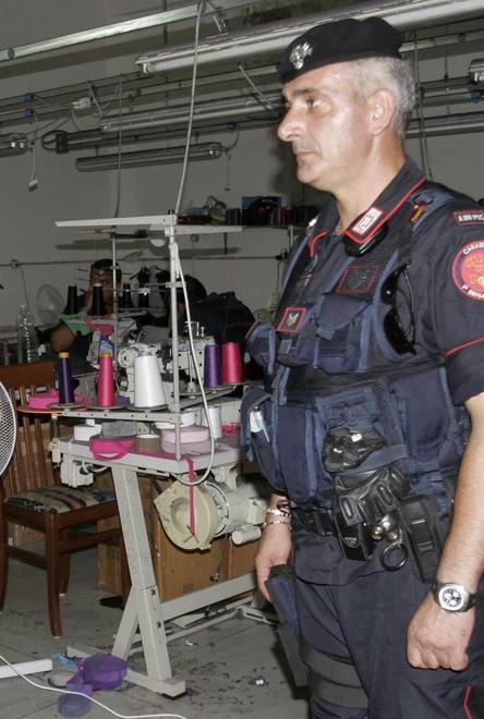 Sequestrato il capannone di un cinese