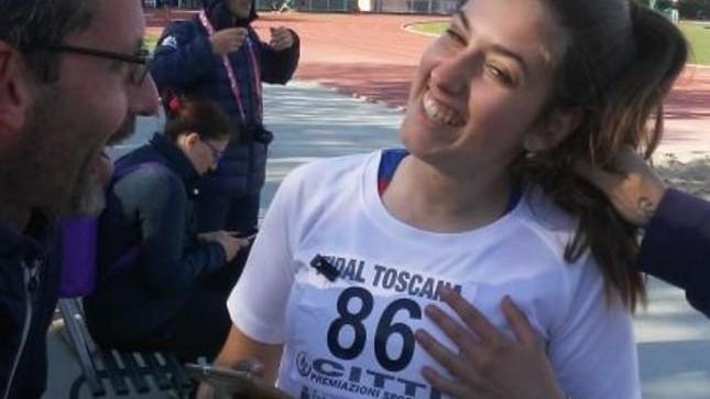 Emma Cantini è medaglia d’argento nel salto in lungo