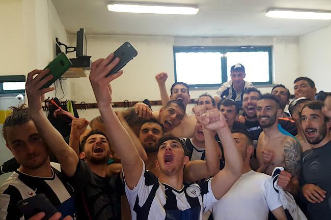 La grande festa della Pianese dopo la promozione in serie C