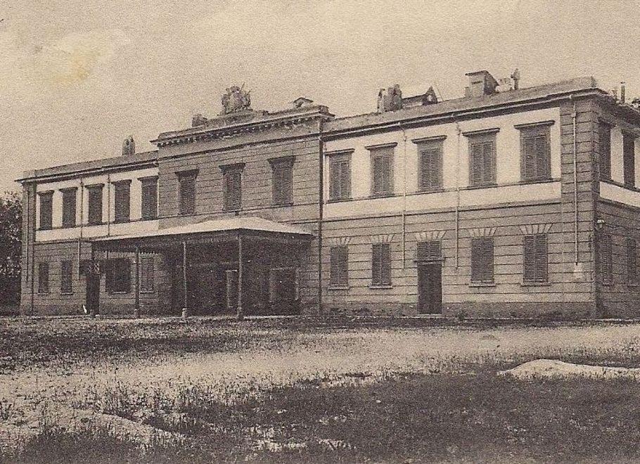 La Villa Reale di Cascine Vecchie nella tenuta di San Rossore in una foto d’epoca
