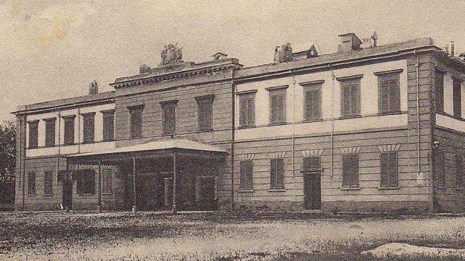 La Villa Reale di Cascine Vecchie nella tenuta di San Rossore in una foto d’epoca