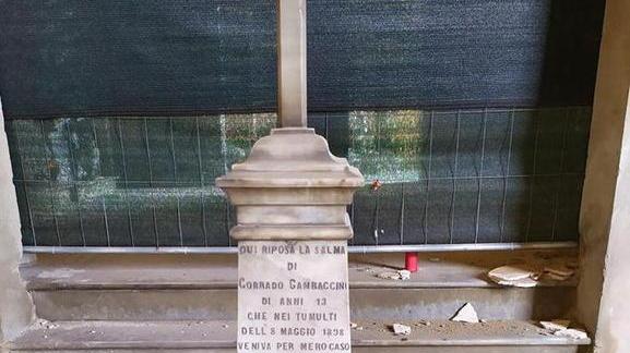 Uno dei monumenti indicati nella segnalazione