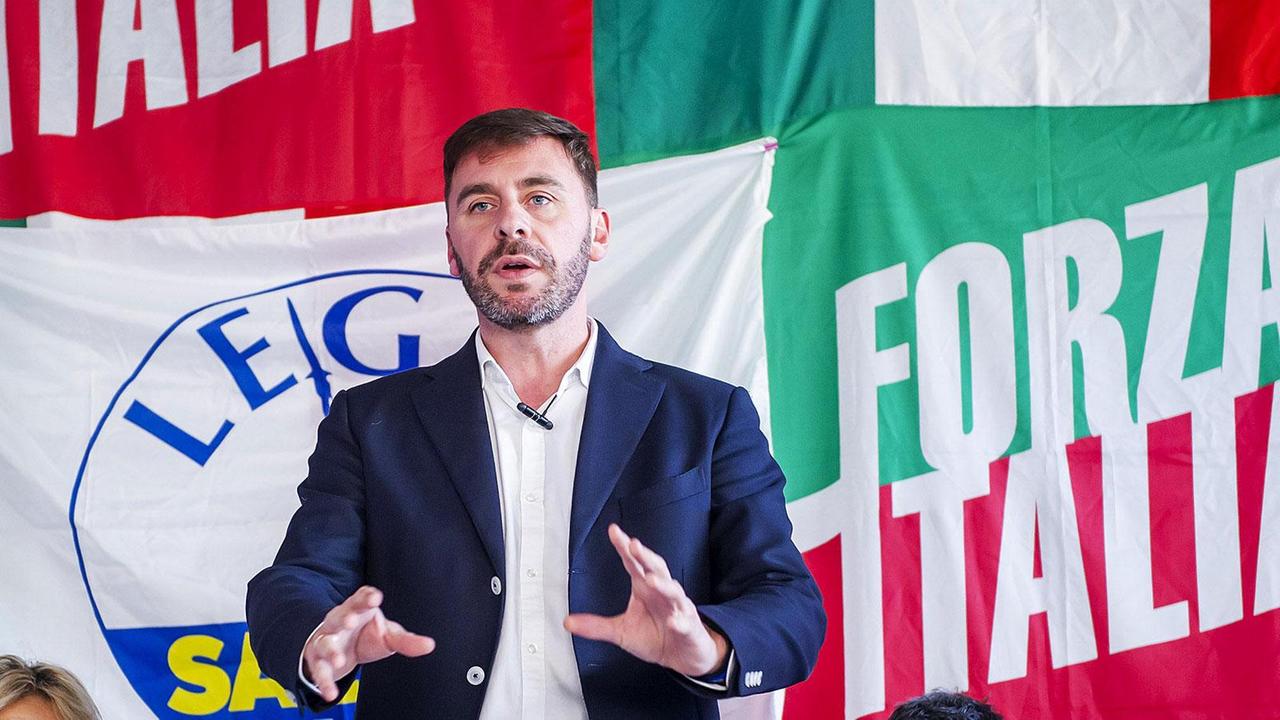 Il candidato sindaco del centrodestra, Andrea Romiti (Masini Pentafoto)