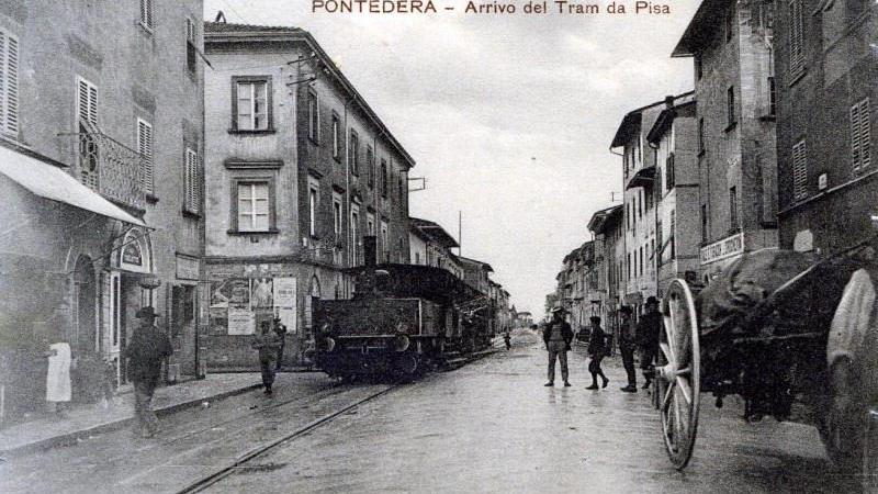 Nel 1883 prende vita la tranvia Pisa-Pontedera