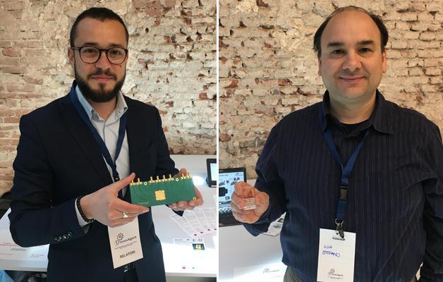 A sinistra Matteo Agostini, a destra Stefano Luin