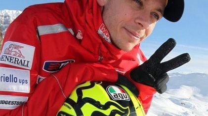 La Ducati di Valentino al Beach club