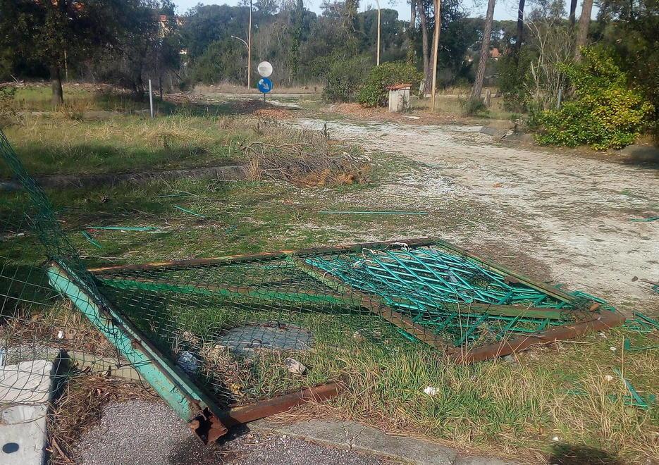 La situazione di degrado all’ex Ciclilandia