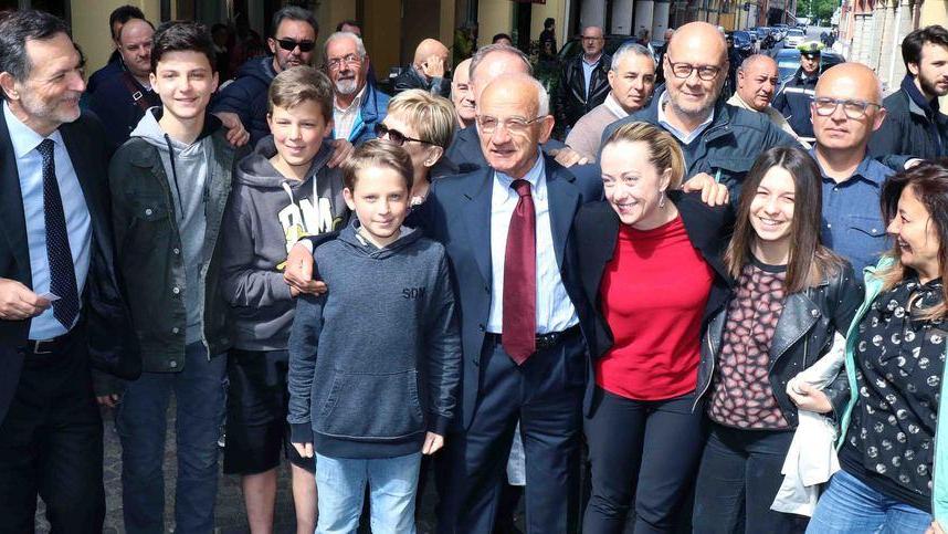 Omaggio della Meloni ai sette fratelli Govoni «Serve verità storica»