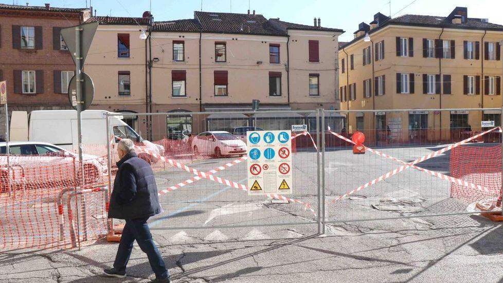 Area chiusa per i lavori