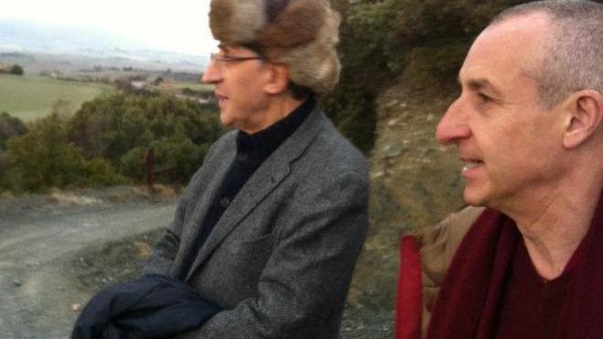 Il tour di Battiato tra la futura casa buddista e il teatro