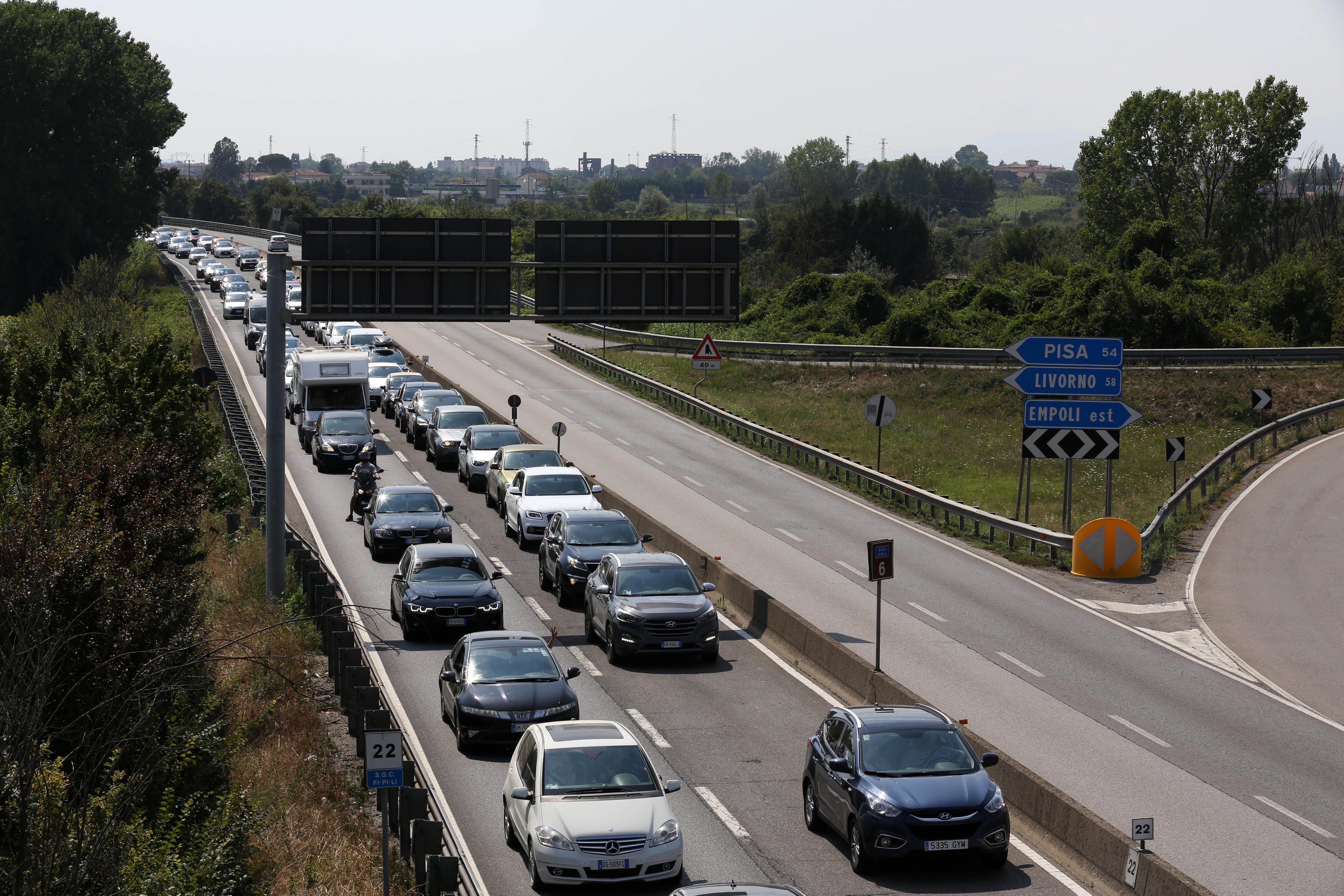 Code in superstrada (foto d'archivio)