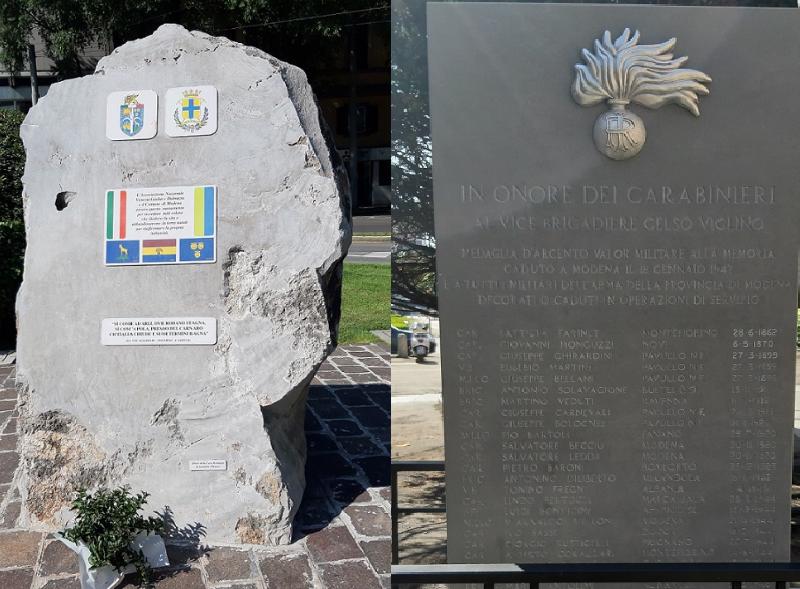 Modena. Ripuliti i monumenti imbrattati dagli anarchici il 25 aprile 