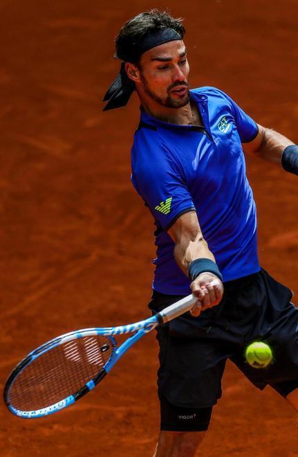 Fognini sulla terra rossa continua a dettar legge Cecchinato subito fuori 