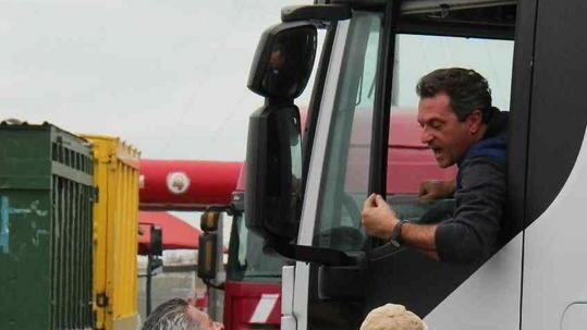 Blocco dei camion, Aurelia nel caos
