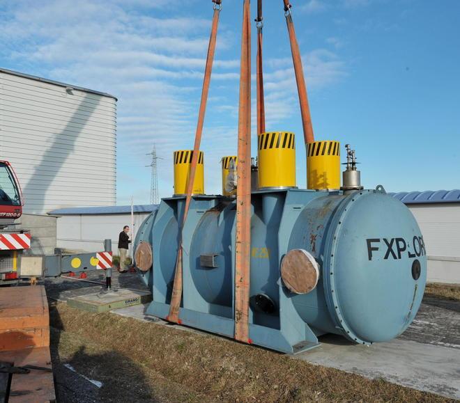 Antenna arrivata dal Cern