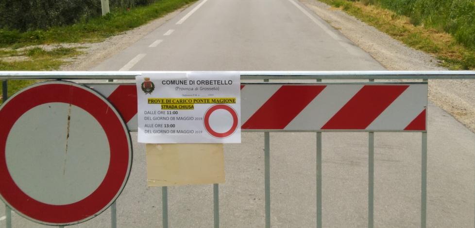 Prove di carico ok Il ponte del Magione risulta “stabile” 