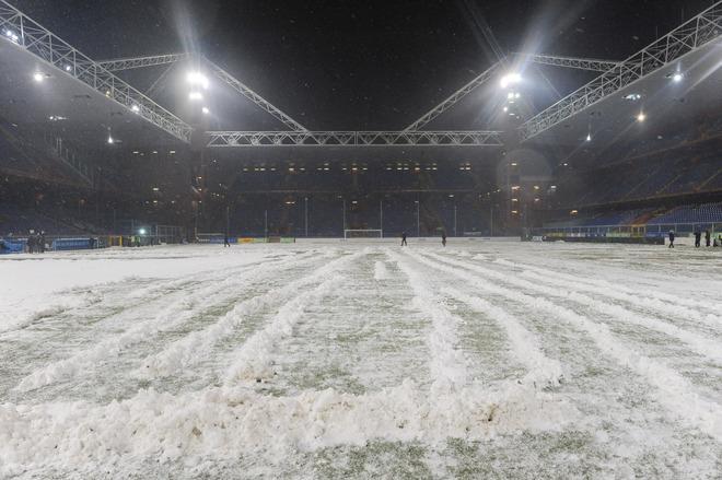 Rinviata per maltempo Sampdoria-Empoli 
