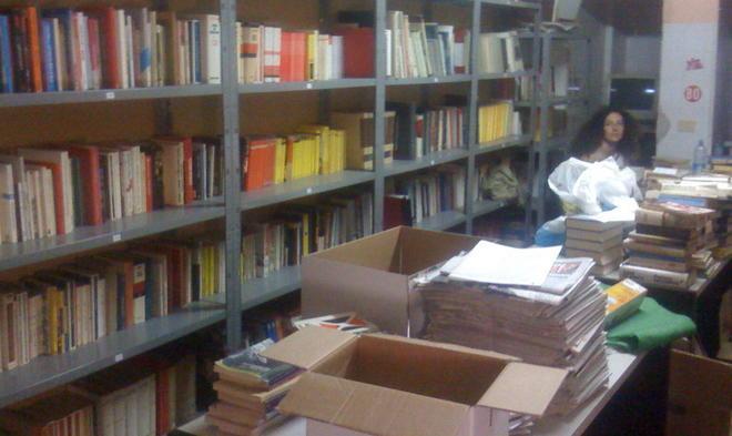 A rischio una biblioteca con diecimila volumi 