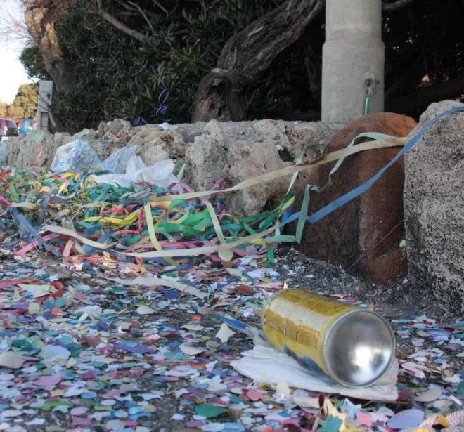 Schiuma vietata a Carnevale 